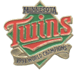 [1991 World Series Champs Twins Pin]