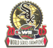 [2005 World Series Champs Globe White Sox Pin]