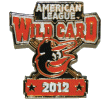 [2012 American League Wild Card Orioles Pin]