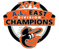 [2014 American League East Champs Baltimore Orioles Pin]