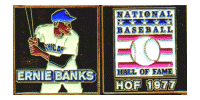 [Ernie Banks Door Pin]