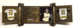 [Roberto Clemente Door Pin - Open]