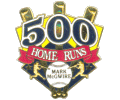 [Mark McGwire 500 Home Runs 3 Bats Pin]