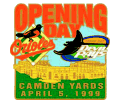 1999 Orioles Opening Day pin