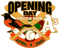 2005 Orioles Opening Day pin