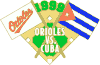 Orioles vs Cuba Diamond pin