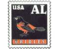 Orioles AL Stamp pin