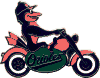 Orioles Motorcycle pin