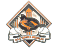 Orioles Silver Diamond pin