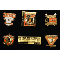 Orioles Cal Ripken Jr 5 Pin Set