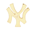 Yankees Gold NY Pin