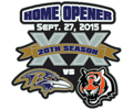 2015 Ravens Home Opener pin