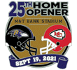 2021 Ravens Home Opener pin