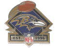 Ravens Established 1996 Pin