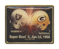 Super Bowl 2 Dueling Helmets Stamp Pin