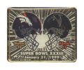 Super Bowl 33 Dueling Helmets Stamp Pin
