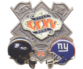 Super Bowl 35 Champs Pewter Pin
