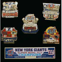 [Super Bowl 42 5 Pin Set]