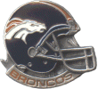 Broncos Helmet pin