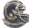 Rams Helmet Pin