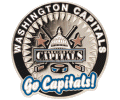 Washington Capitals Go Caps Pin