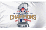 [2016 World Series Champions Cubs Flag]
