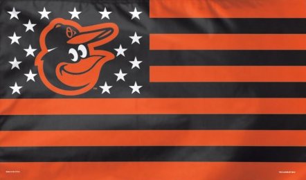 NEW Baltimore Orioles SGA 7/14/2018 Maryland Flag #18 Jersey Size