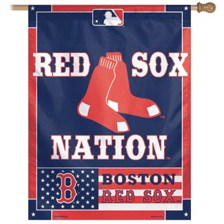 thumbnail image 2 of WinCraft Boston Red Sox Flag – 3x5 Feet, Polyester, Stripes Design, MLB Official 2 of 5