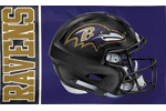 [Ravens Helmet/Word flag]