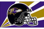 [Ravens Helmet / Stripes Flag]