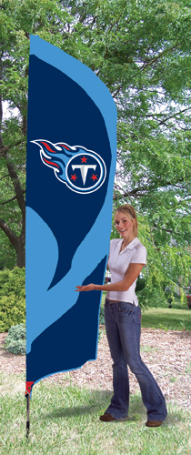 Tennessee Titans 3x5 Foot American Flag Banner – New, Team Logo