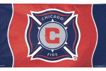 [Chicago Fire Soccer Club Flag]