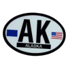 [Alaska Oval Reflective Decal]