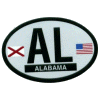 [Alabama Oval Reflective Decal]