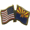 [U.S. & Arizona Flag Pin]