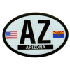 [Arizona Oval Reflective Decal]