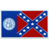 [Georgia 1956 Flag Reflective Decal]
