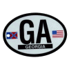 [Georgia 1956 Oval Reflective Decal]