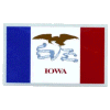 [Iowa Flag Reflective Decal]