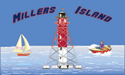 [Millers Island, Maryland Flag]