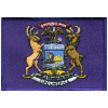 [Michigan Flag Patch]