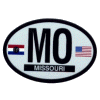 [Missouri Oval Reflective Decal]