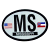 [Mississippi Oval Reflective Decal]