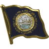 [New Hampshire Flag Pin]