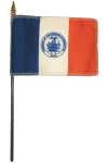 Manhattan, New York Desk Flag