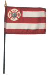 New York City Fire Department Desk Flag