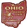 [Ohio State Shape Magnet]