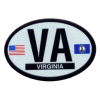 [Virginia Oval Reflective Decal]