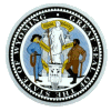 [Wyoming State Seal Reflective Decal]