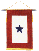 Service Star Sewn Banner